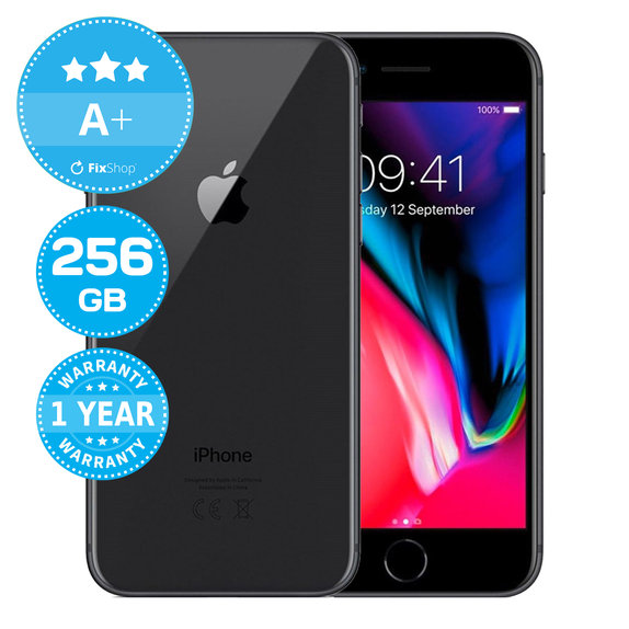 Apple iPhone 8 Space Gray 256GB A+ Repasovaný