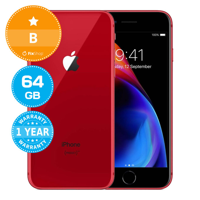 Apple iPhone 8 (PRODUCT)RED 64GB B Repasovaný