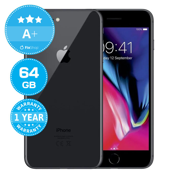 Apple iPhone 8 Plus Space Gray 64GB A+ Repasovaný