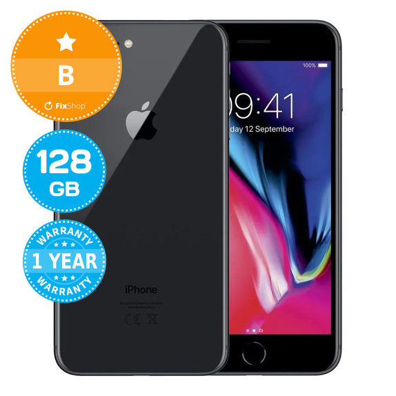 Apple iPhone 8 Plus Space Gray 128GB B Repasovaný