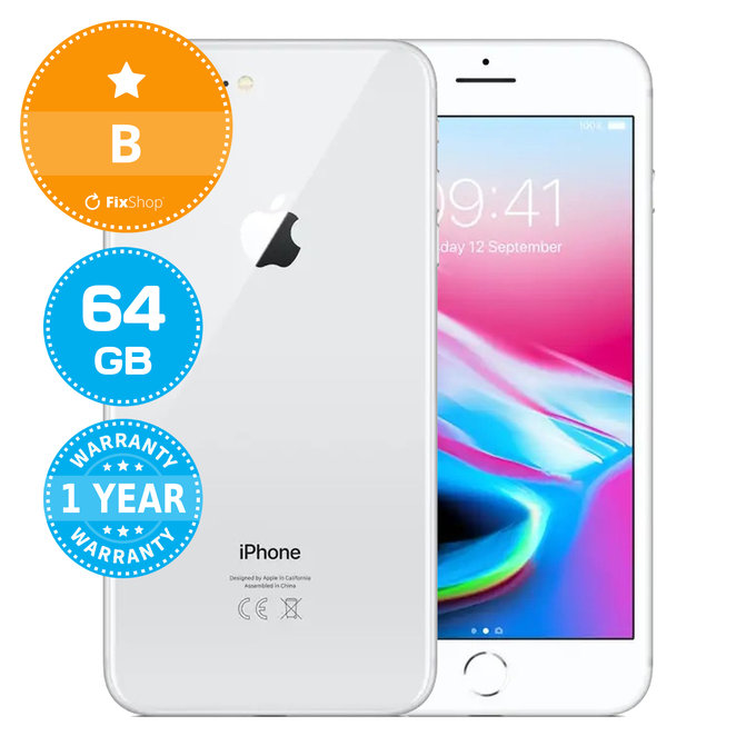 Apple iPhone 8 Plus Silver 64GB B Repasovaný