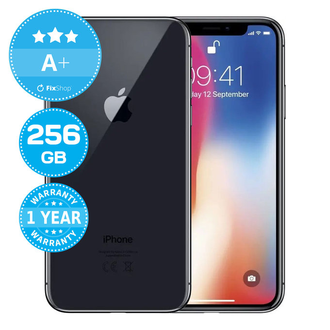Apple iPhone X Space Gray 256GB A+ Repasovaný