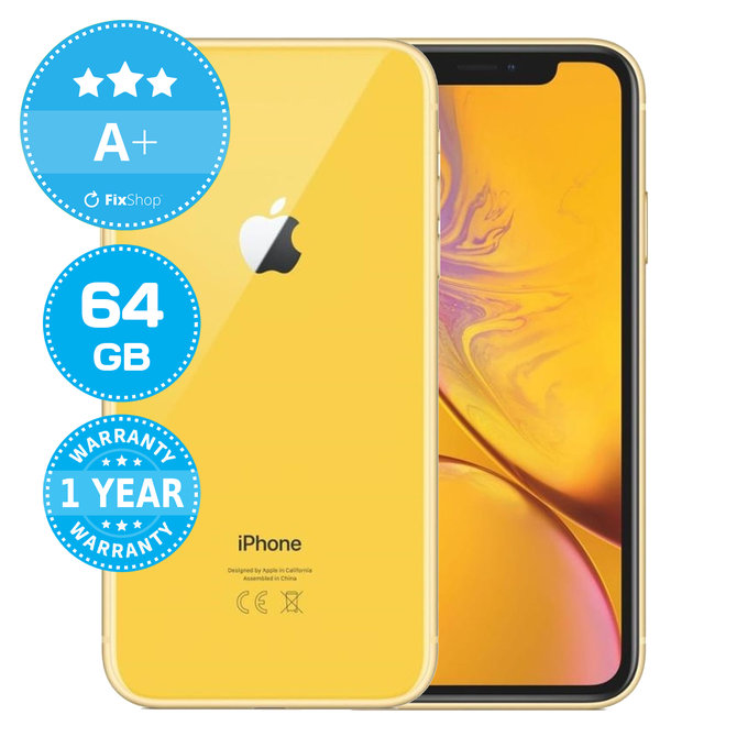Apple iPhone XR Yellow 64GB A+ Repasovaný
