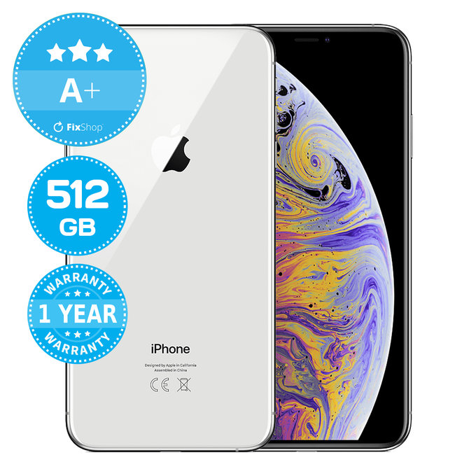 Apple iPhone XS Max Silver 512GB A+ Repasovaný
