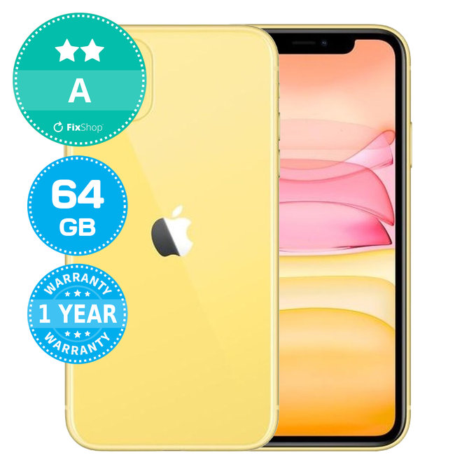 Apple iPhone 11 Yellow 64GB A Repasovaný