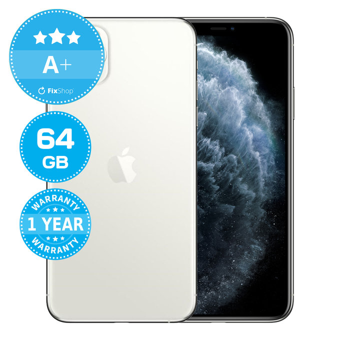 Apple iPhone 11 Pro Max Silver 64GB A+ Repasovaný