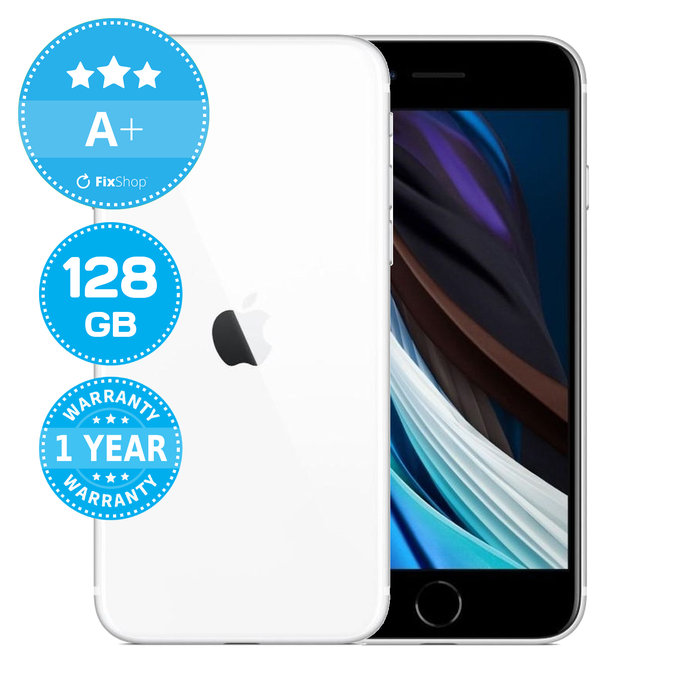 Apple iPhone SE (2nd Gen 2020) White 128GB A+ Repasovaný