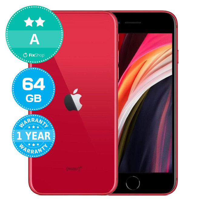 Apple iPhone SE (2nd Gen 2020) (PRODUCT)RED 64GB A Repasovaný