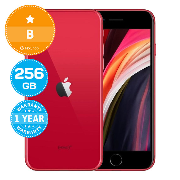 Apple iPhone SE (2nd Gen 2020) (PRODUCT)RED 256GB B Repasovaný