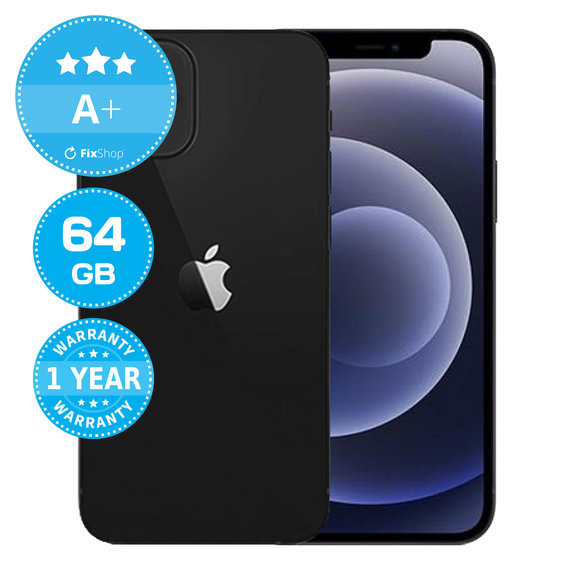 Apple iPhone 12 Mini Black 64GB A+ Repasovaný