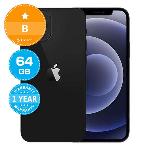 Apple iPhone 12 Mini Black 64GB B Repasovaný