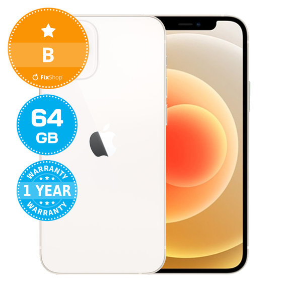 Apple iPhone 12 Mini White 64GB B Repasovaný