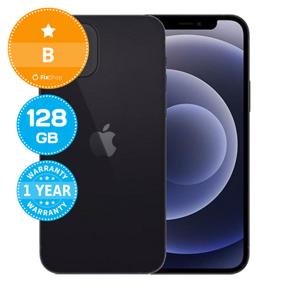 Apple iPhone 12 Black 128GB B Repasovaný