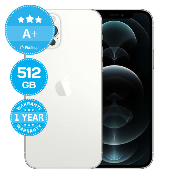 Apple iPhone 12 Pro Silver 512GB A+ Repasovaný
