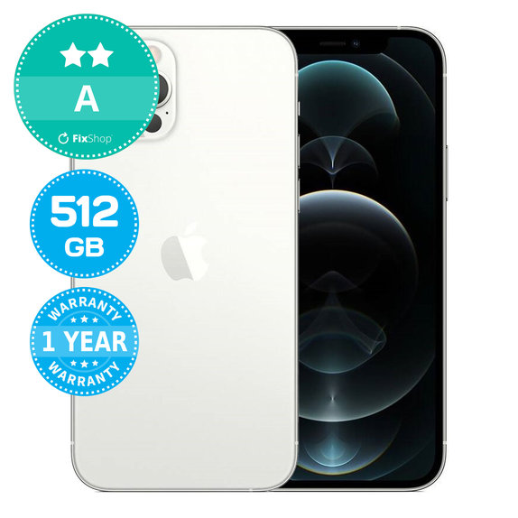 Apple iPhone 12 Pro Silver 512GB A Repasovaný