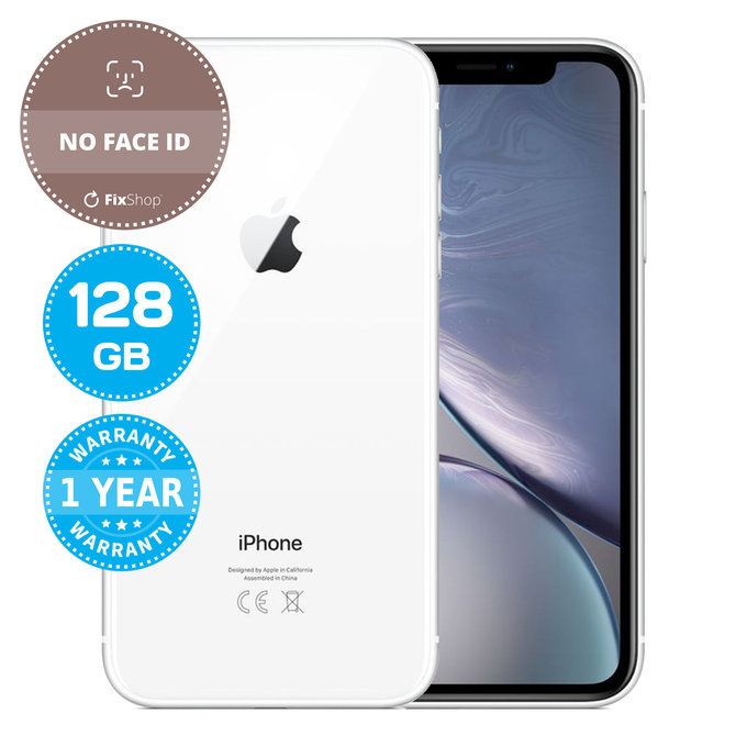 Apple iPhone XR White 128GB (Bez Face ID) Repasovaný