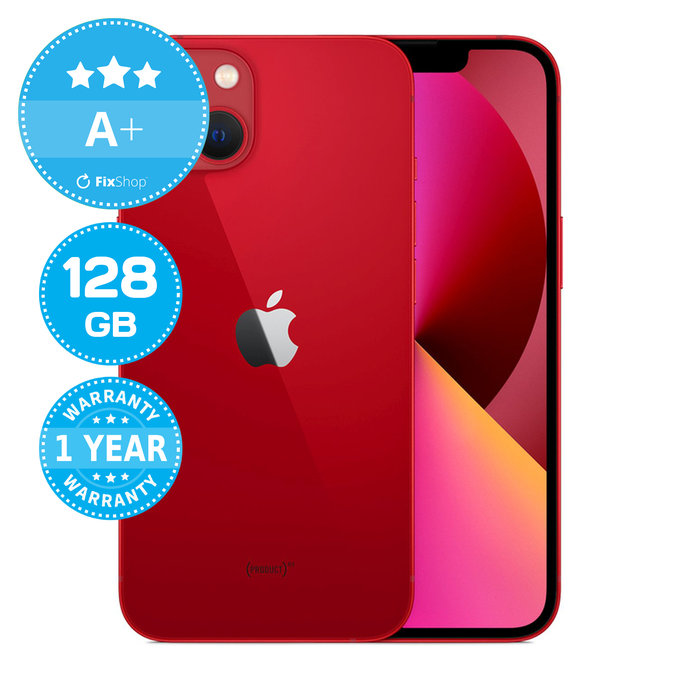 Apple iPhone 13 (PRODUCT)RED 128GB A+ Repasovaný