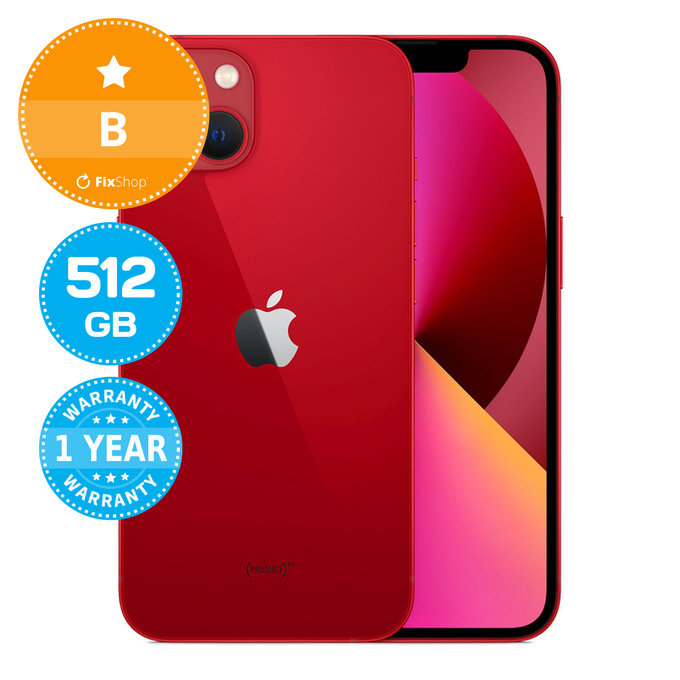 Apple iPhone 13 (PRODUCT)RED 512GB B Repasovaný