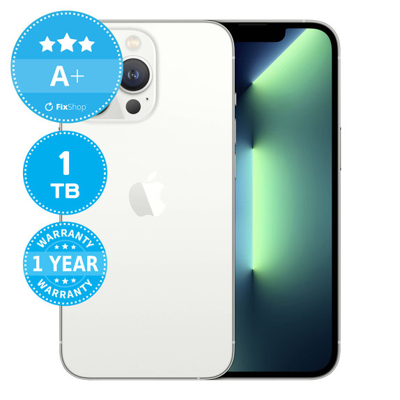 Apple iPhone 13 Pro Silver 1TB A+ Repasovaný