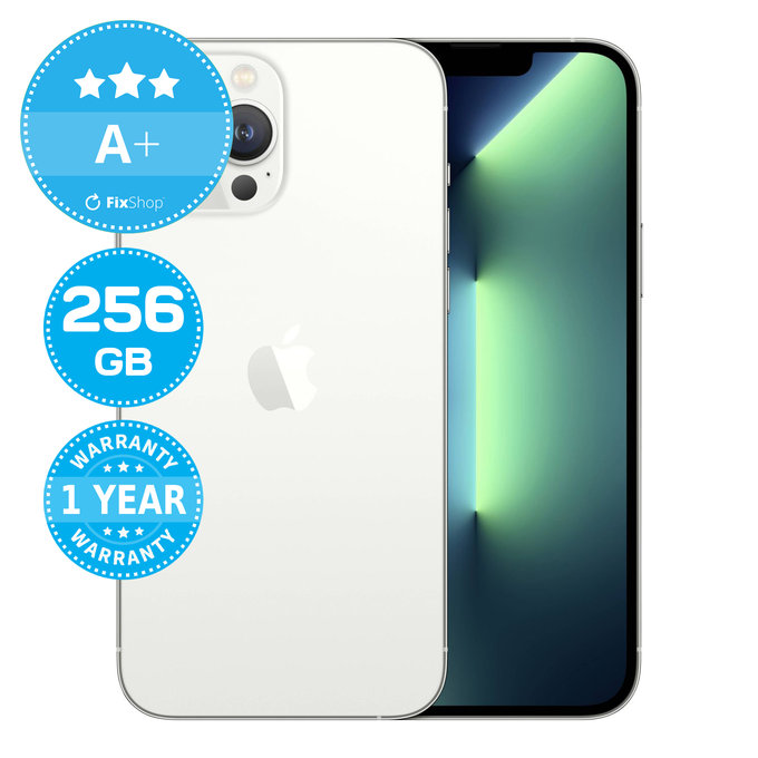 Apple iPhone 13 Pro Max Silver 256GB A+ Repasovaný