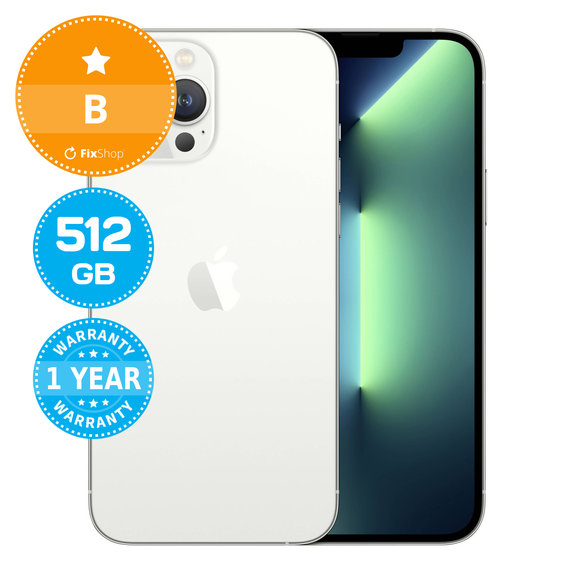 Apple iPhone 13 Pro Max Silver 512GB B Repasovaný