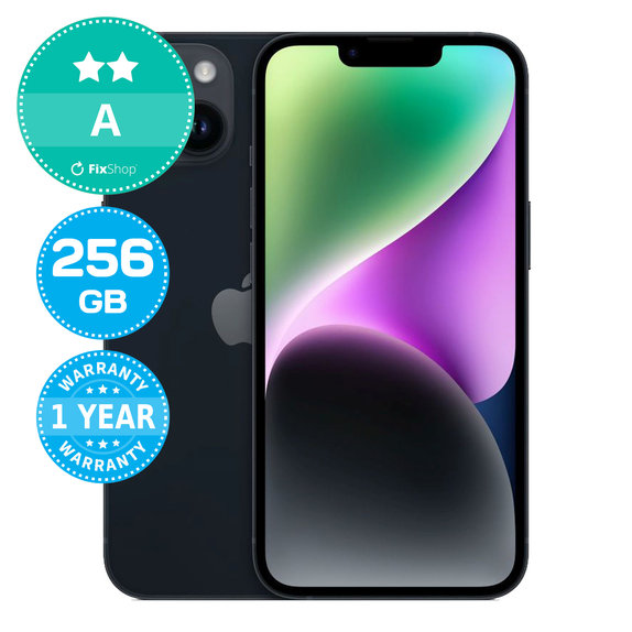 Apple iPhone 14 Midnight 256GB A Repasovaný