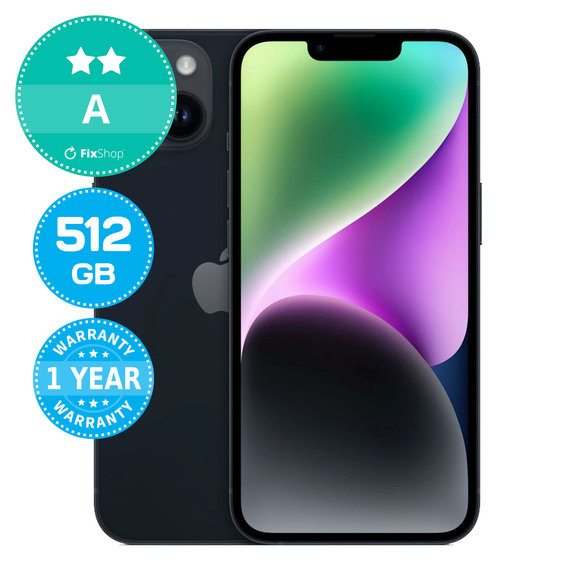 Apple iPhone 14 Midnight 512GB A Repasovaný