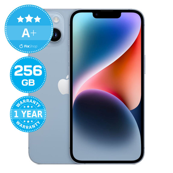 Apple iPhone 14 Blue 256GB A+ Repasovaný