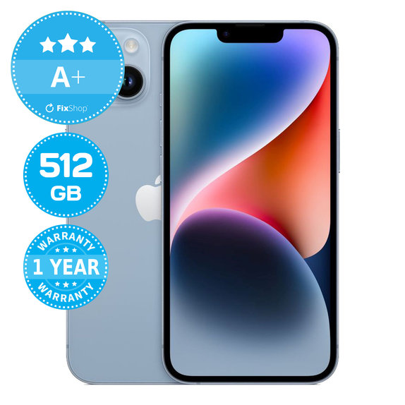 Apple iPhone 14 Blue 512GB A+ Repasovaný