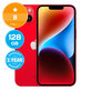 Apple iPhone 14 (PRODUCT)RED 128GB B Repasovaný