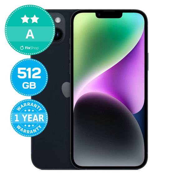 Apple iPhone 14 Plus Midnight 512GB A Repasovaný