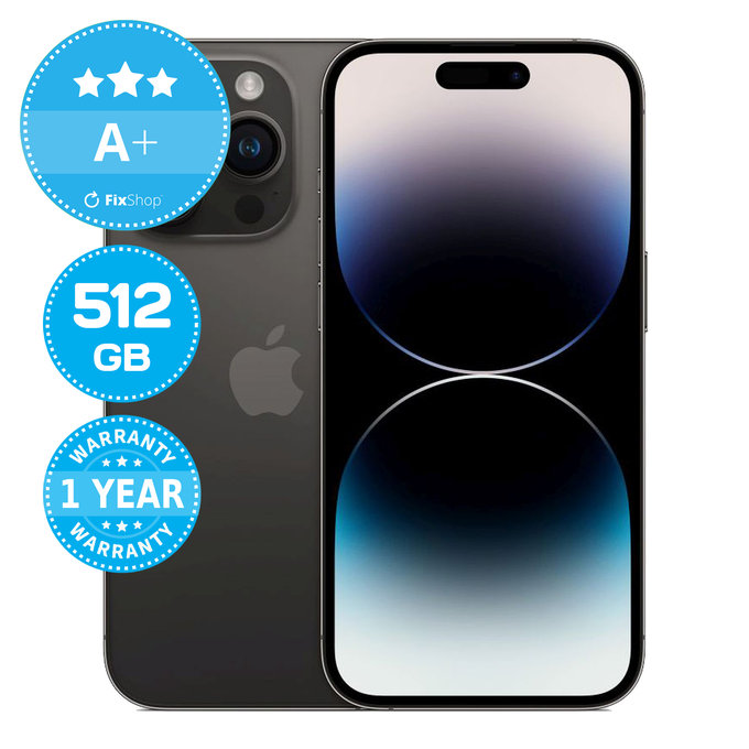 Apple iPhone 14 Pro Space Black 512GB A+ Repasovaný