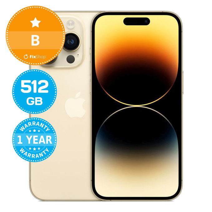Apple iPhone 14 Pro Gold 512GB B Repasovaný