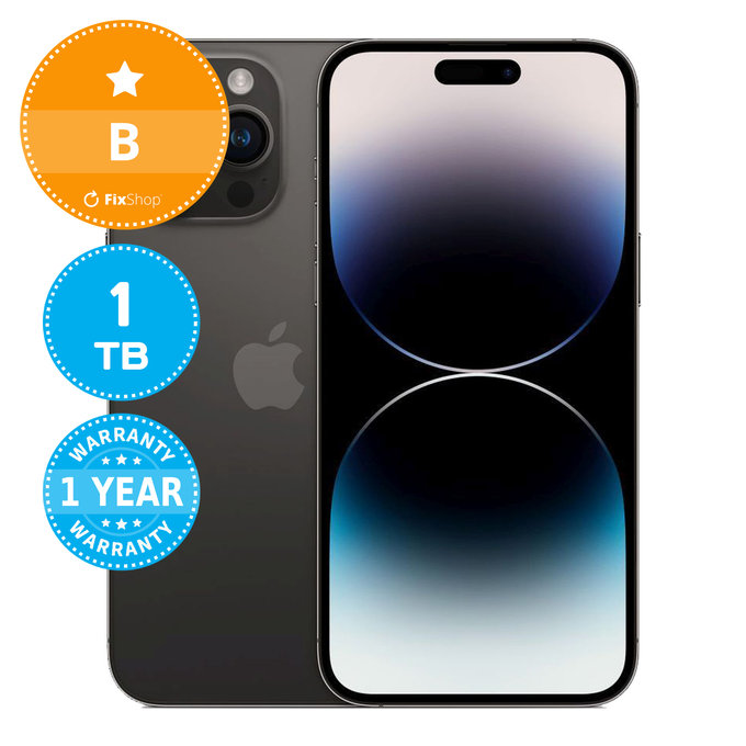Apple iPhone 14 Pro Max Space Black 1TB B Repasovaný