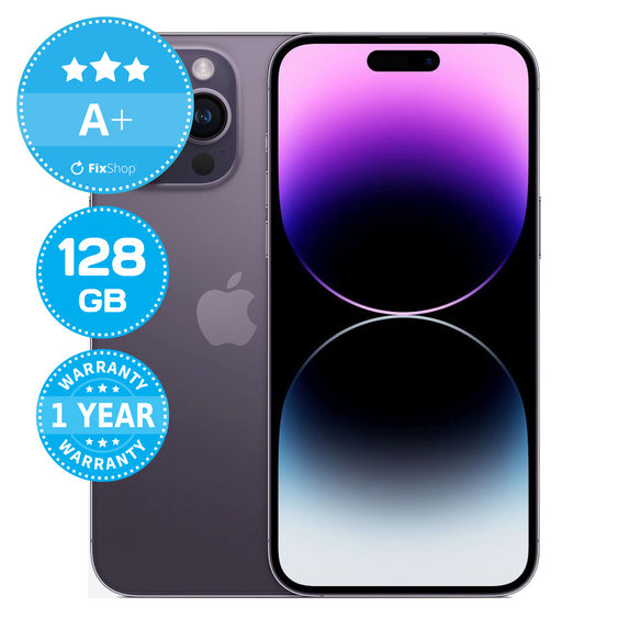 Apple iPhone 14 Pro Max Deep Purple 128GB A+ Repasovaný