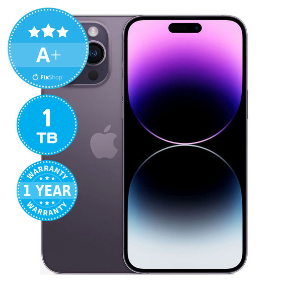 Apple iPhone 14 Pro Max Deep Purple 1TB A+ Repasovaný