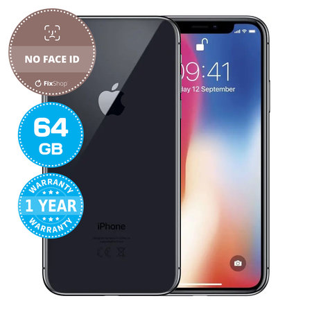 Apple iPhone X Space Gray 64GB (Bez Face ID) Repasovaný