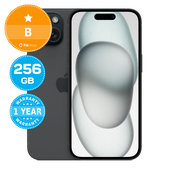 Apple iPhone 15 Black 256GB B Repasovaný