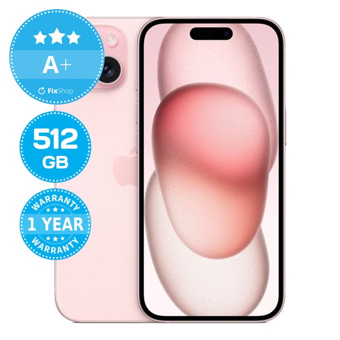 Apple iPhone 15 Pink 512GB A+ Repasovaný