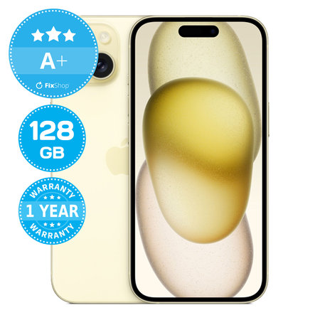 Apple iPhone 15 Yellow 128GB A+ Repasovaný