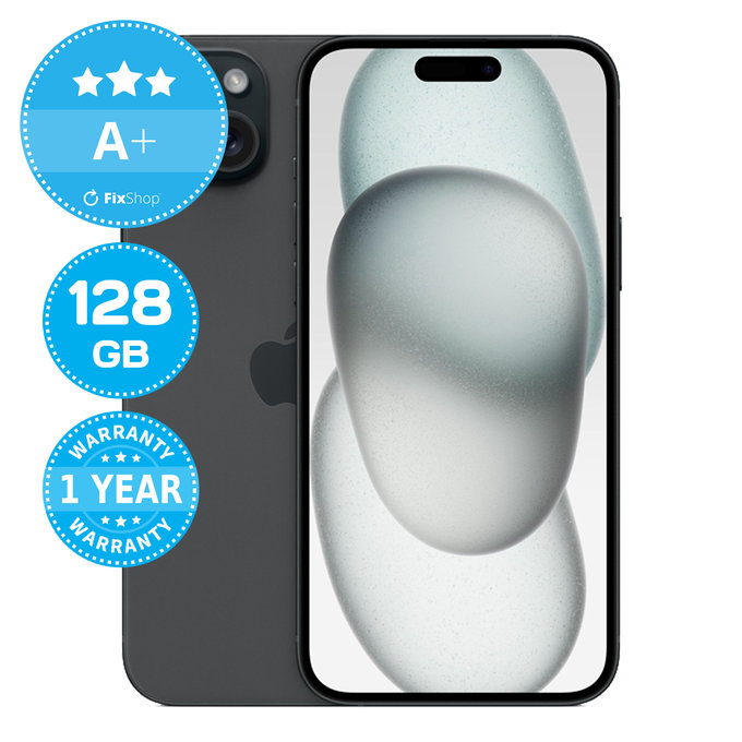 Apple iPhone 15 Plus Black 128GB A+ Repasovaný