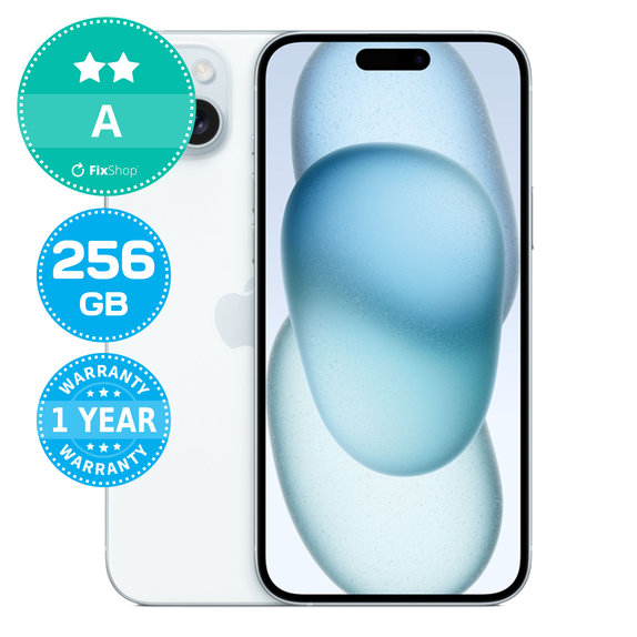 Apple iPhone 15 Plus Blue 256GB A Repasovaný