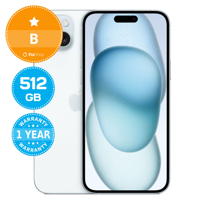 Apple iPhone 15 Plus Blue 512GB B Repasovaný