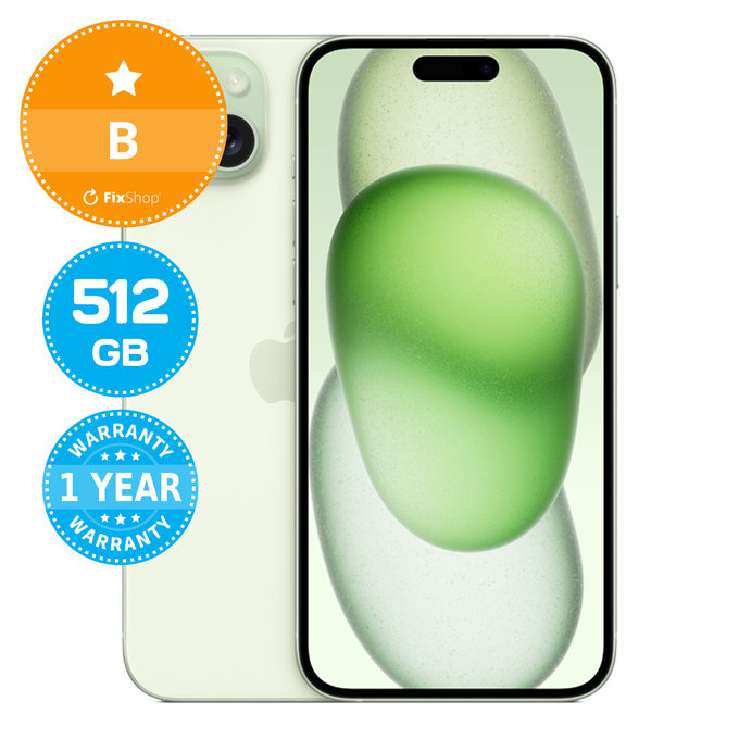 Apple iPhone 15 Plus Green 512GB B Repasovaný