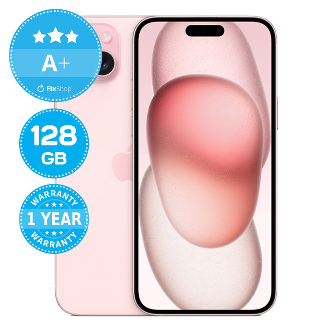 Apple iPhone 15 Plus Pink 128GB A+ Repasovaný