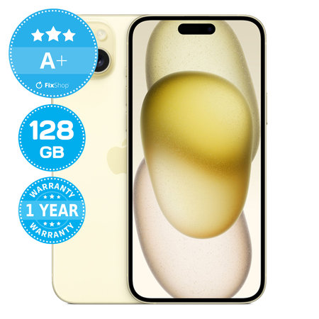 Apple iPhone 15 Plus Yellow 128GB A+ Repasovaný