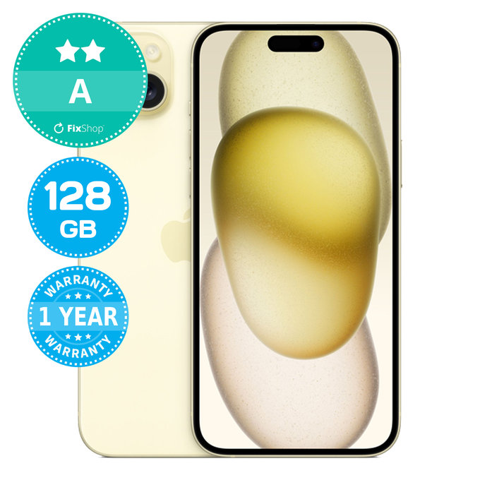 Apple iPhone 15 Plus Yellow 128GB A Repasovaný