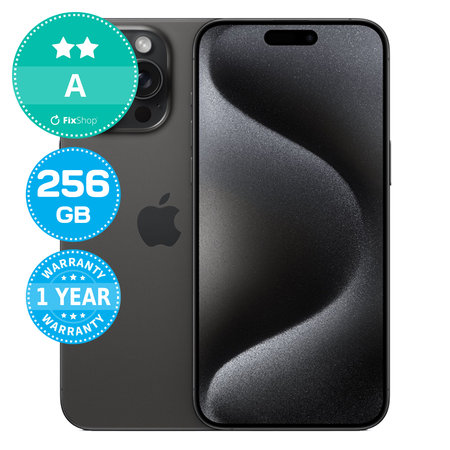 Apple iPhone 15 Pro Max Black Titanium 256GB A Repasovaný