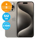 Apple iPhone 15 Pro Max Natural Titanium 512GB B Repasovaný