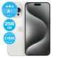 Apple iPhone 15 Pro Max White Titanium 256GB A+ Repasovaný